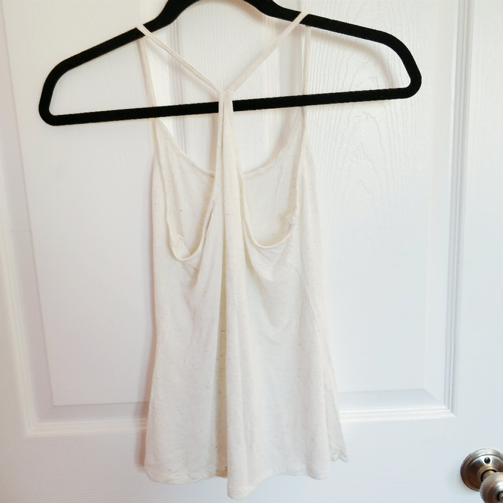 Cream Racerback Cami - Picture 2 of 4